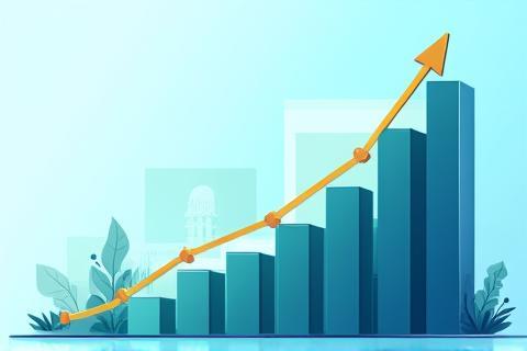 Graph showing significant growth